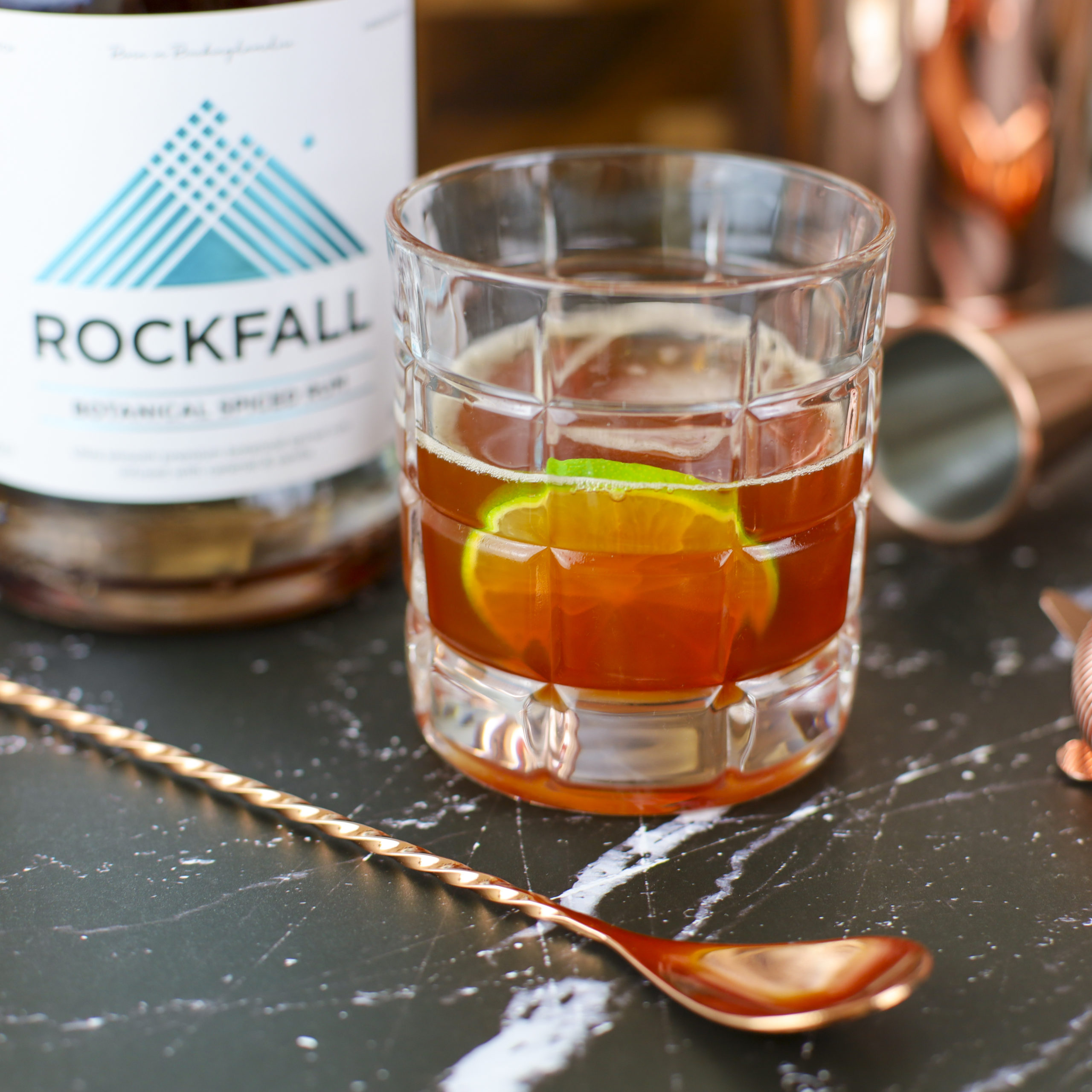 old fashioned cocktail rum